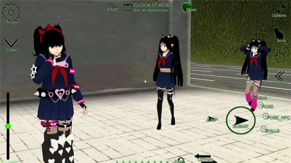 JP Schoolgirl Supervisor Multiplayer | 校园女生监督会 游戏截图 4